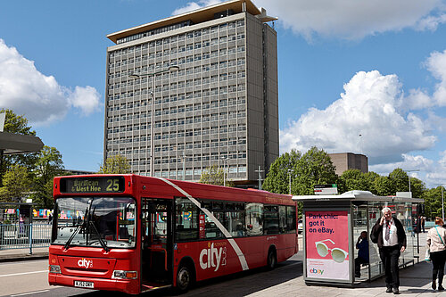 Bus in Plymouth