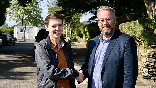 Cllr Tippetts and Stuart Bonar Cllr Tippetts and Stuart Bonar