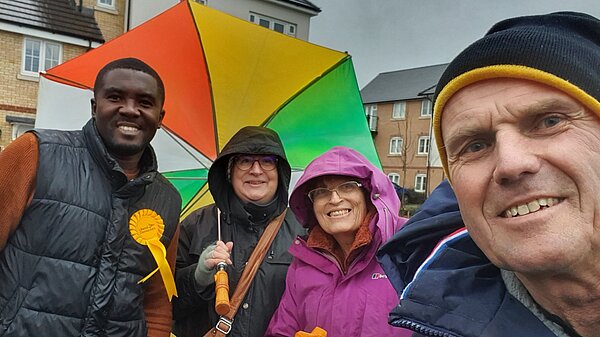 Group of Lib Dem campaigners
